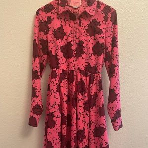 Kate Spade Bubble Dot Smocked Dress